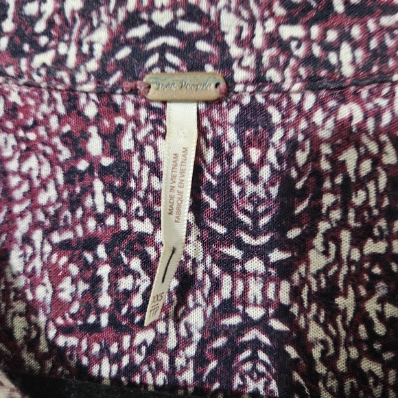 Free People Geometric Print Blouse - Picture 3 of 6